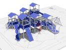 Extra large commercial swing set