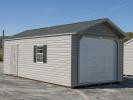 12x24 Peak Garage with Vinyl Siding for sale at Pine Creek Structures